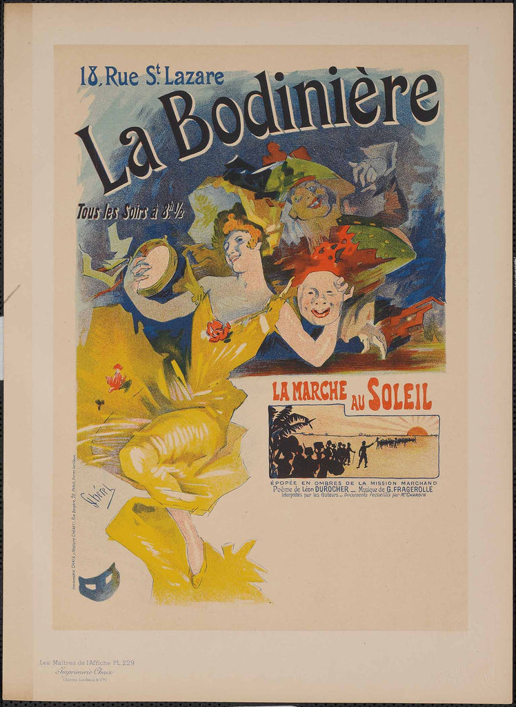 La Bodinière (Plate 229) by Les Maîtres de l'Affiche