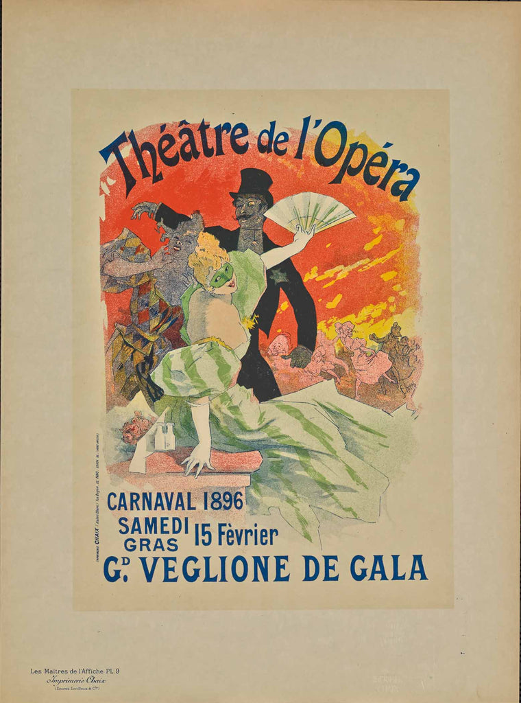 Theatre de L'Opera (Plate 9) by Les Maîtres de l'Affiche
