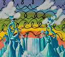 Kenny Scharf - Aqua Pollination