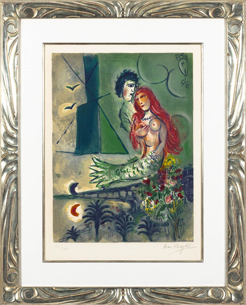 Sirene with Poet (Nice et la Côte d'Azur, CS.27) by Marc Chagall