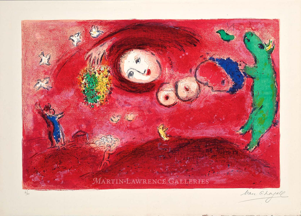 The Arrival of Spring, 1961 (Daphnis & Chloé, M.314) by Marc Chagall