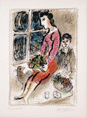 The Purple Bodice (M.691) by Marc Chagall