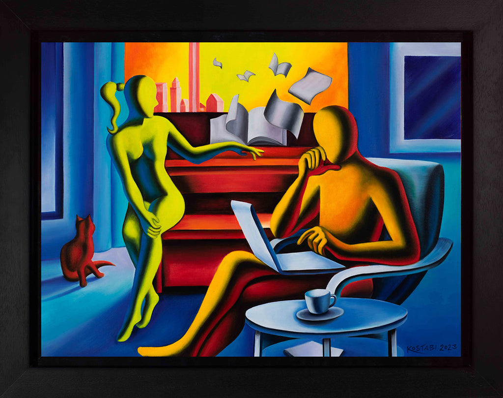 As Time Goes By by Mark Kostabi