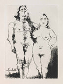 Nude Couple Posing (La Célestine, B.1654), 1968