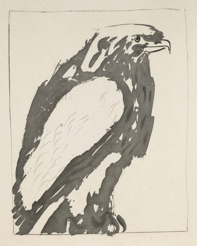 The White Eagle (Histoire Naturelle - Textes de Buffon, B.340) by Pablo Picasso