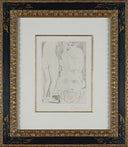 Pablo_Picasso_Crouching_Model_Nude_and_Sculptured_Head