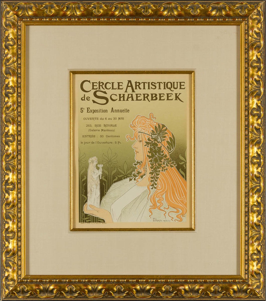 Artistic Club of Schaerbeek (Plate 212) by Les Maîtres de l'Affiche