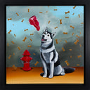 Every Dog Has Its Day by Robert Deyber framed