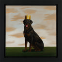 Paw Prince III (Full Body) by Robert Deyber framed