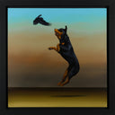 The Bird Dog II by Robert Deyber framed