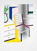 Interior with Chair (Leo Castelli 90th Birthday Portfolio), 1997 by Roy Lichtenstein
