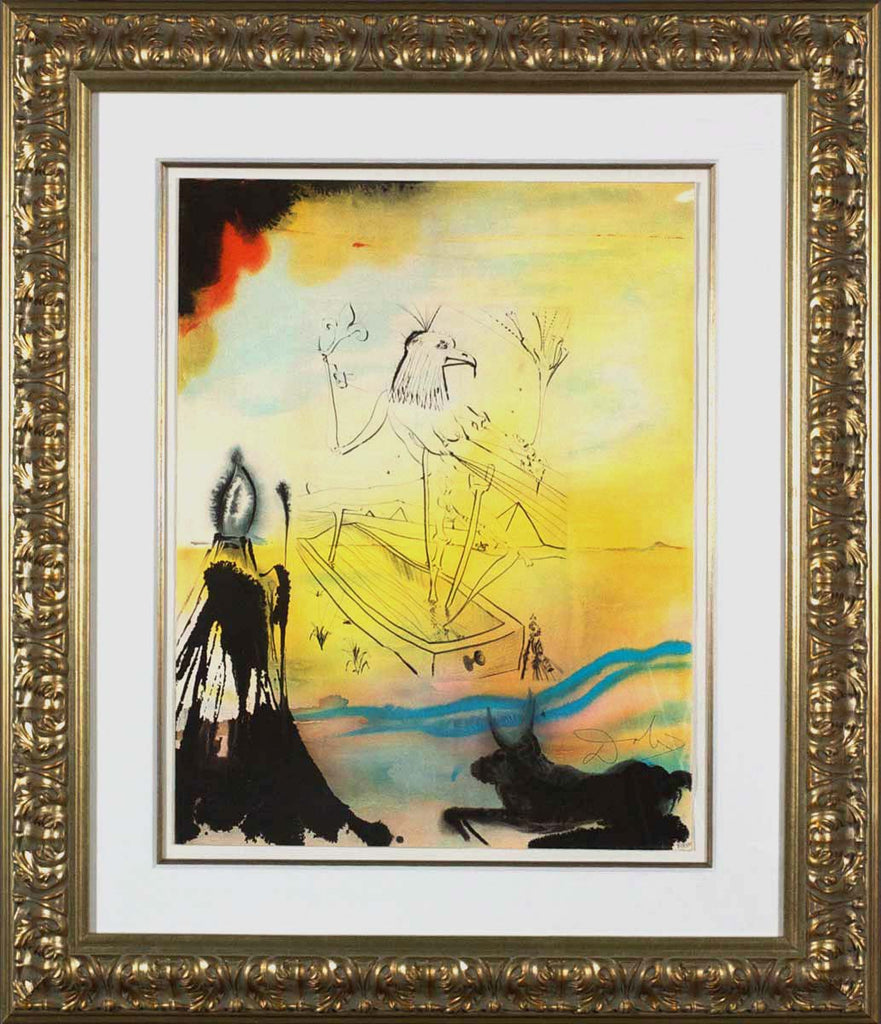 Engulfment of Horus, 1974 (Moses and Monotheism, Plate C) by Salvador Dalí