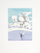Flung Out Like a Cigarette Butt by the Big Wigs (Plate A) by Salvador Dalí