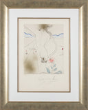 Nude with Guitar (The Hippies) by Salvador Dalí framed