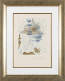 The Pagoda (The Hippies) by Salvador Dalí framed