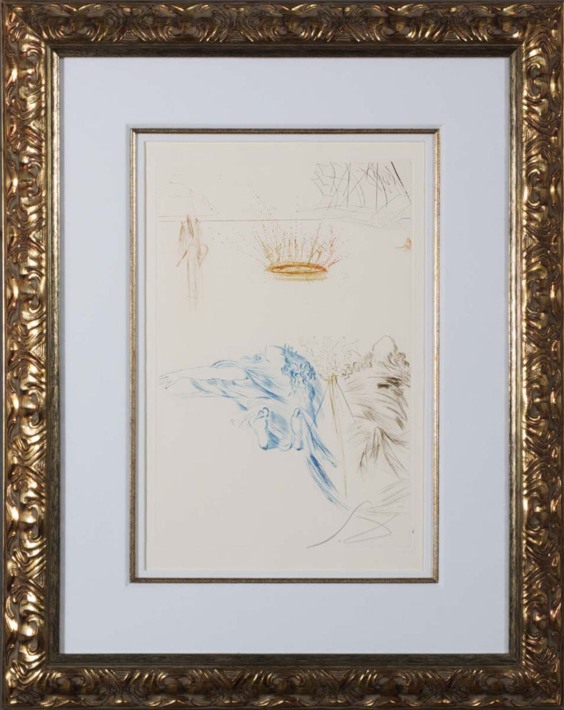 Salvador Dalí - Tristan's Testament (Tristan and Iseult, Plate U)