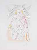 Venus, Mars and Cupid (Hommage à Albrecht Dürer, Plate H) by Salvador Dalí
