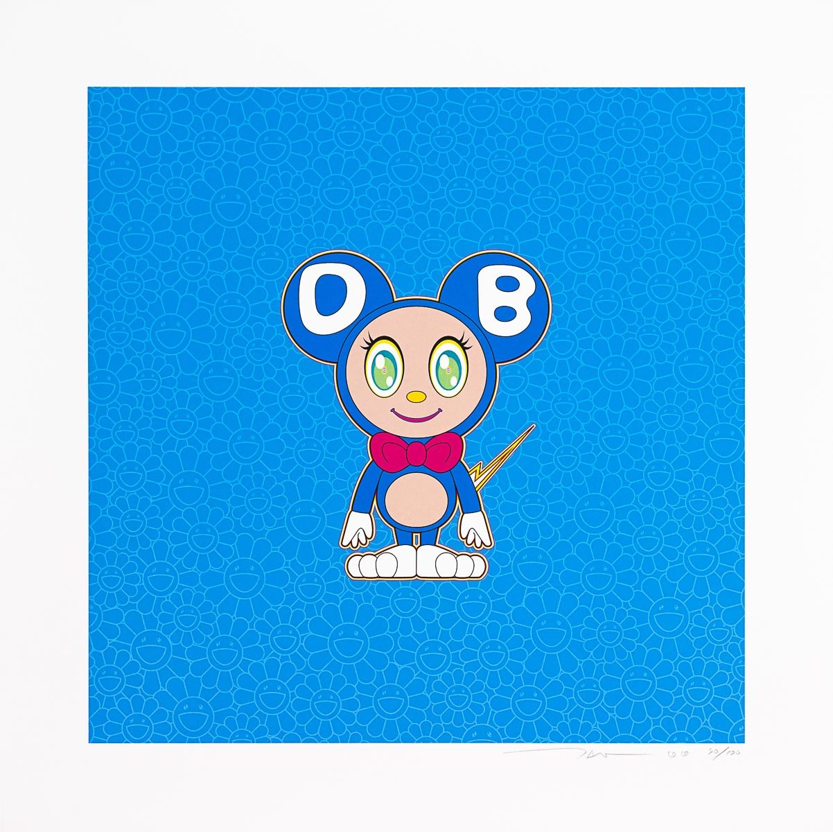 村上隆　dob 2020 ed.100 light blue Takashi Murakami | DOB 2020 Blue (2020) | Artsy