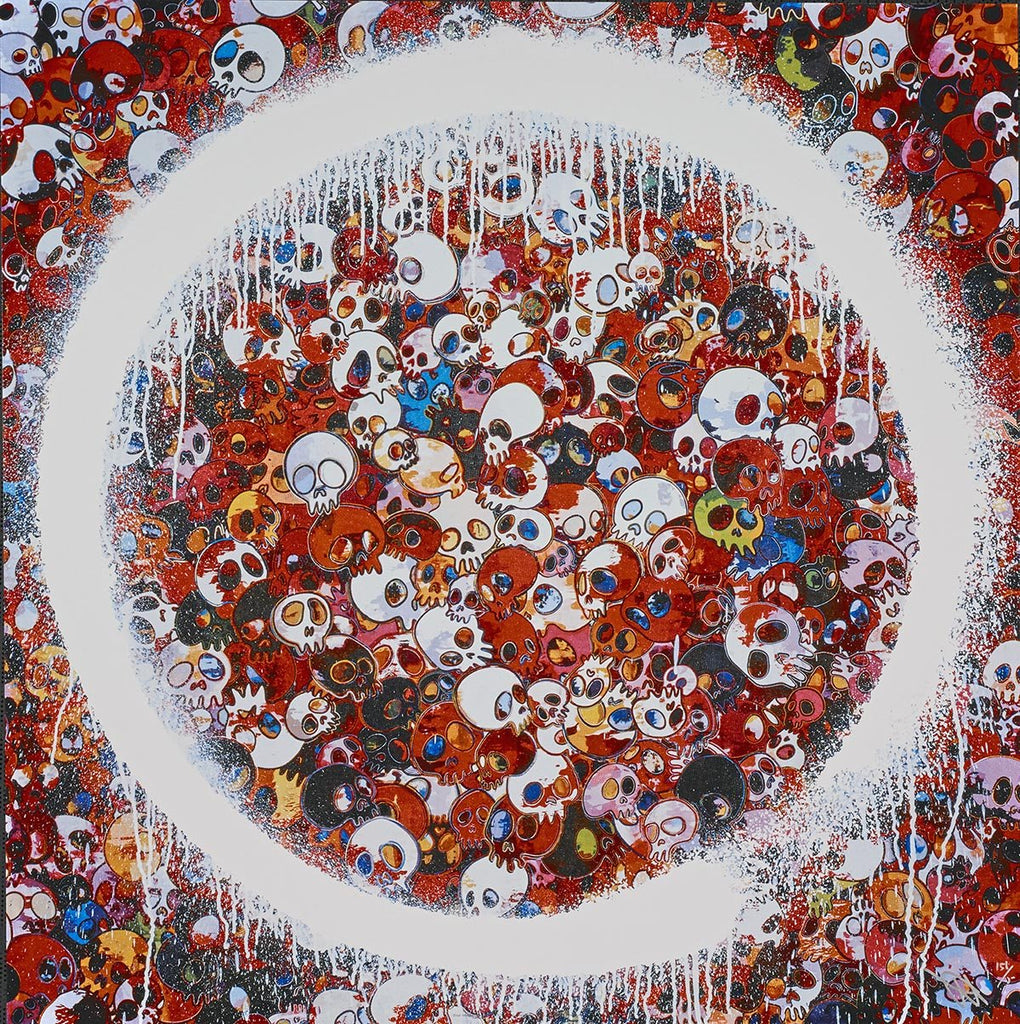 Takashi Murakami - Enso: Memento Mori Red