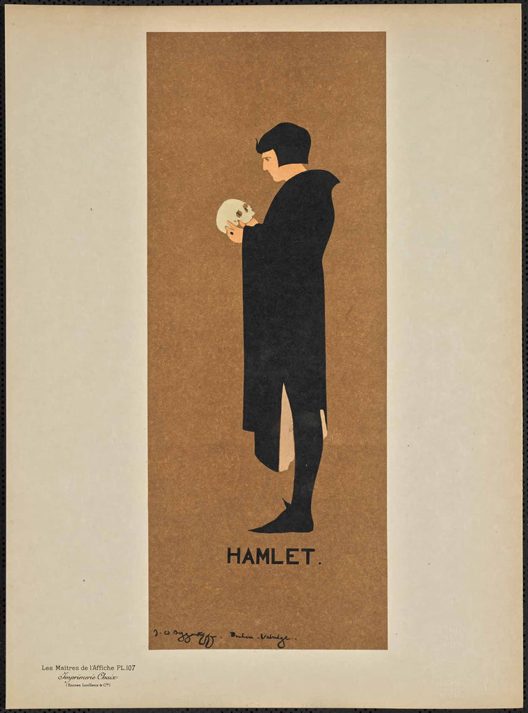 Hamlet (Plate 107) by Les Maîtres de l'Affiche