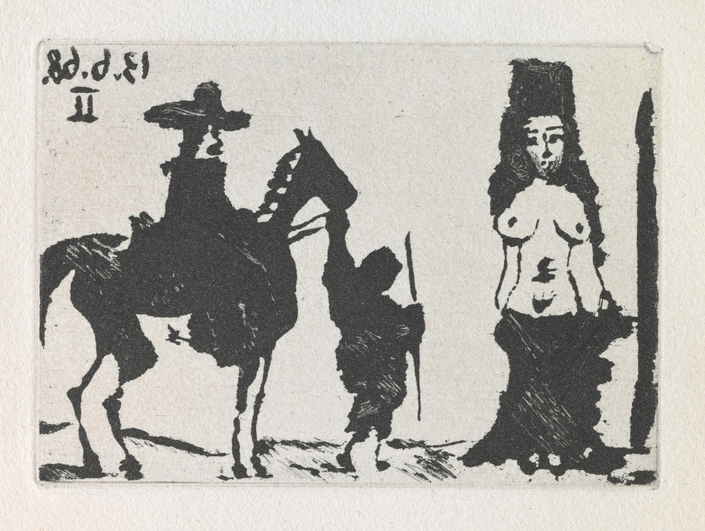 "Belle" and Rider (La Célestine, B.1636)