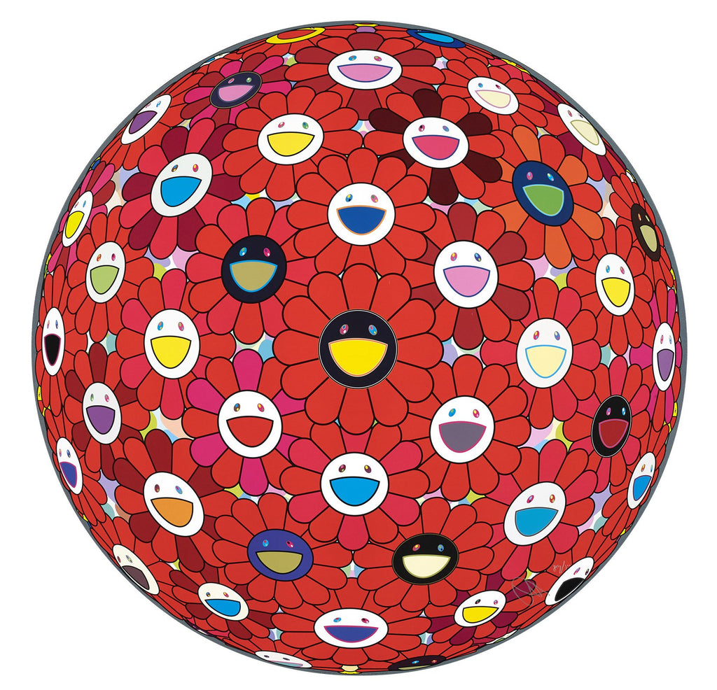467 - Flowerball: Bright Red