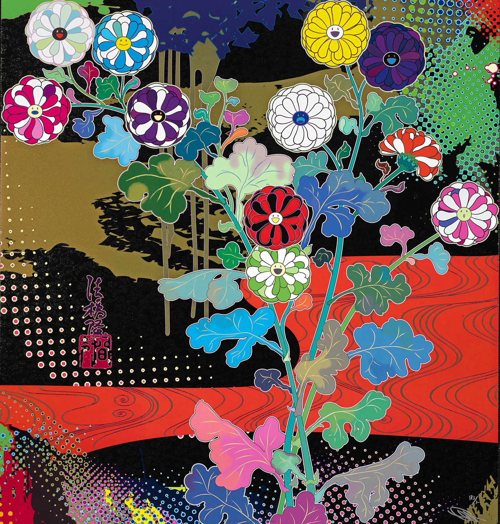 Korin: Dark Matter, 2015 by Takashi Murakami | Martin Lawrence