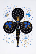 L'its de Trèfles ("Club" from the Four Aces) by Erté