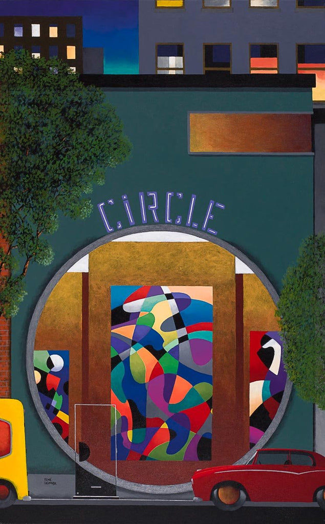 The Circle Gallery by Night by René Lalonde