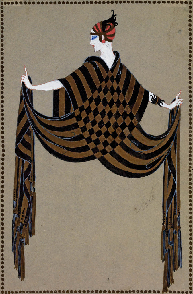 Untitled Fashion Design ("The Balcony") by Erté