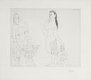 Venus and Love in the "Bon Sauvage" Style, 1968 (347 Series, B.1640) by Pablo Picasso